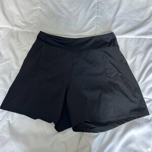 Hurley Womens Medium Board Shorts Cover Up UPF 50 Black Swim Beach Summer